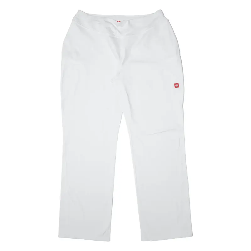 ENGELBERT STRAUSS Track Pants White Straight Womens L W34 L30