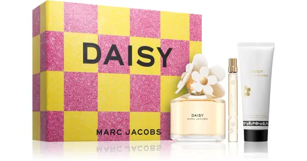 Marc Jacobs Daisy women's gift set Edt 100 ml + perfumed body milk 75 ml + Edt travel spray 10 ml