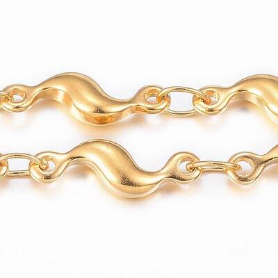 Ion Plating(IP) 304 Stainless Steel Bar Link Chains