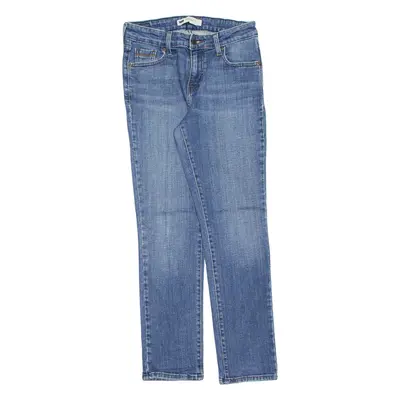 LEVI'S Mid Rise Womens Jeans Blue Slim Skinny Stone Wash W28 L30