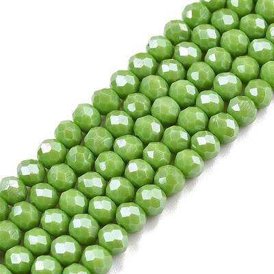 Electroplate Glass Beads Strands