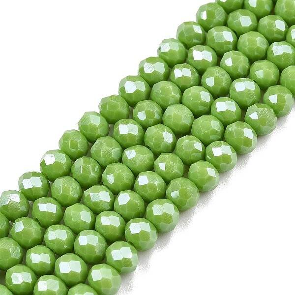 Electroplate Glass Beads Strands