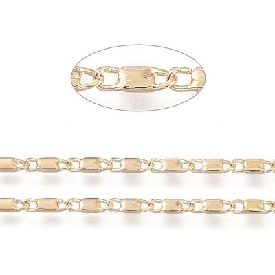 Brass Bar Link Chains