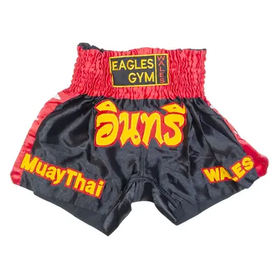 Muay Thai Boxing Mens Sports Shorts Black S W22