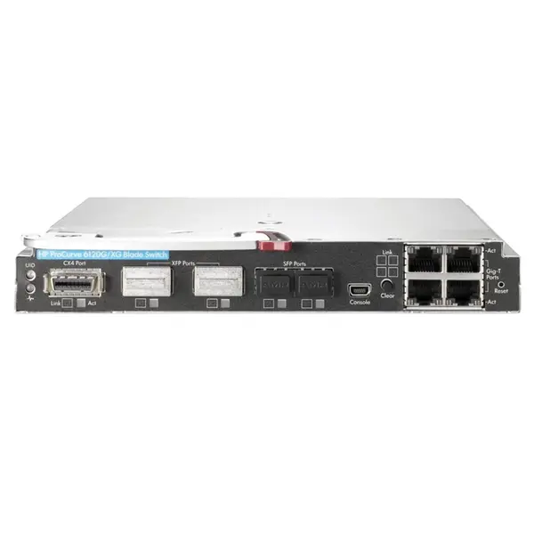508090-001 HP ProCurve 6120G/XG 4 x 10/100/1000Base-T + 2 x SFP Ports + 2 x XFP Ports + 1 x Port 10GBase-CX4 Layer 3 Managed ...