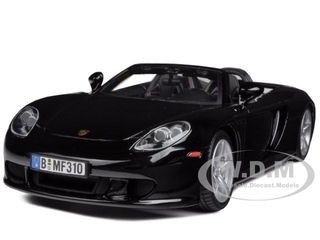 Porsche Carrera GT Black 1/24 Diecast Car Model by Motormax