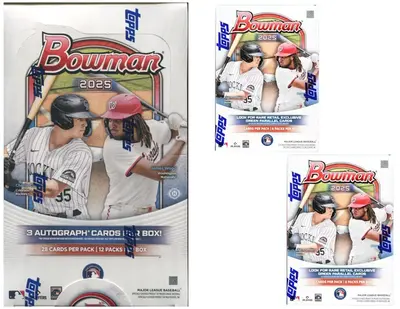 1x 2025 Bowman jumbo box & 2x 2025 Bowman blaster box - PYT break - 3 total boxes - 250519-2
