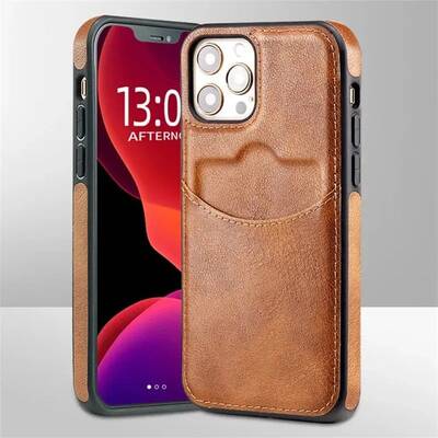PU iPhone Case Wallet Leather Mobile Protective Cover