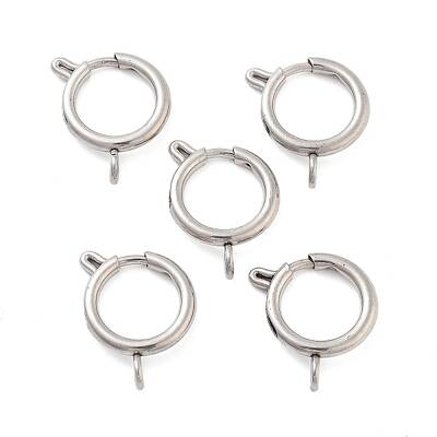 Non-Tarnish 304 Stainless Steel Spring Ring Clasps