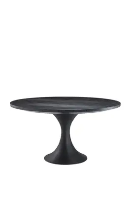 Round Charcoal Dining Table | Eichholtz Melchior
