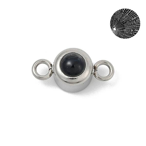 201 Stainless Steel 100 Languages I love you Projection Connector Charms