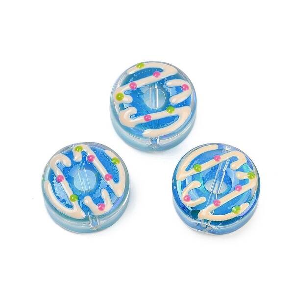 UV Plating Handmade Lampwork Beads