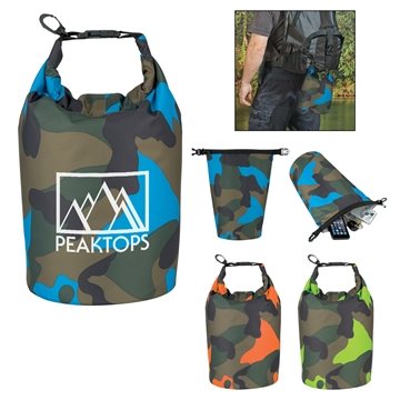 25 Custom Camo Waterproof Dry Bag - Ripstop & Floatable