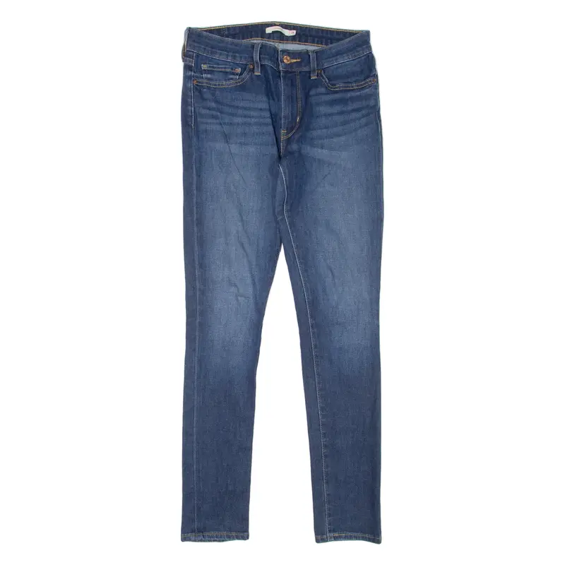 LEVI'S 711 Womens Jeans Blue Slim Skinny Stone Wash W28 L30