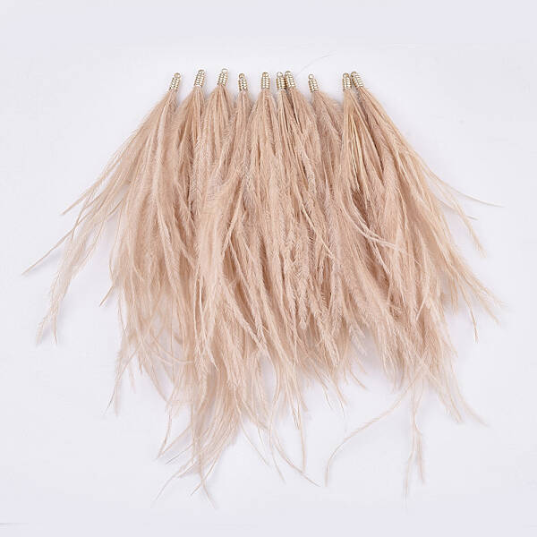 Ostrich Feather Tassel Big Pendant Decorations