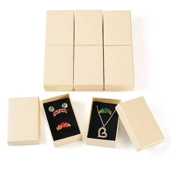 Rectangle Cardboard Paper Jewelry Box