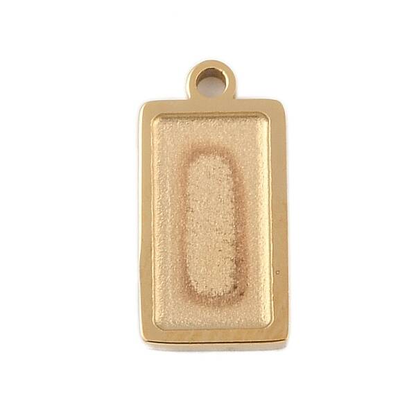 Ion Plating(IP) 304 Stainless Steel Cabochon Pendant Settings
