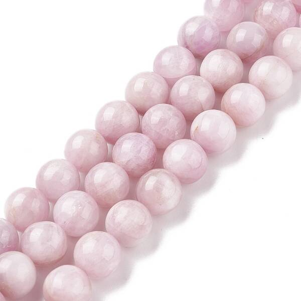 Natural Kunzite Round Beads Strands
