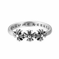 Heart-shaped trendy cross ring eternal tomb yellow warbler flower retro old