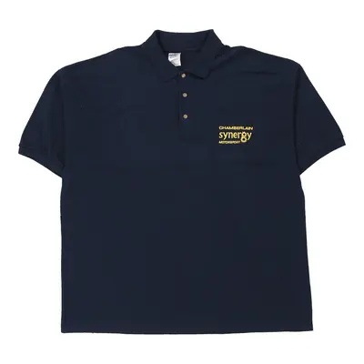 Chamberlain Synergy Motorsport Le Mans Gildan Polo Shirt - 2XL Blue Cotton