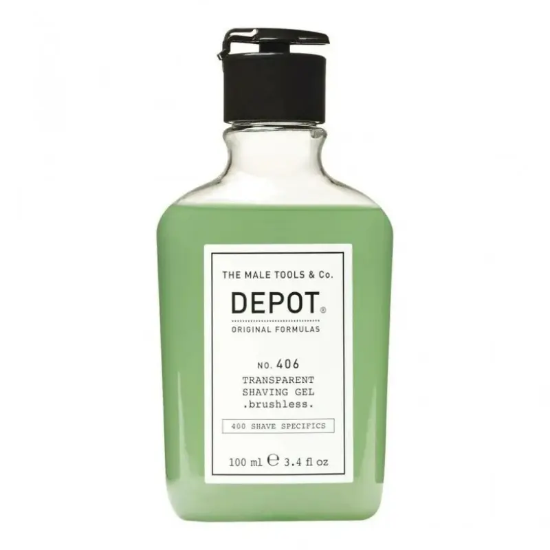 Depot number 406 Transparent shaving gel 100 ml