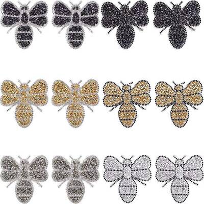 Rhinestones Sew on/Iron on Patches
