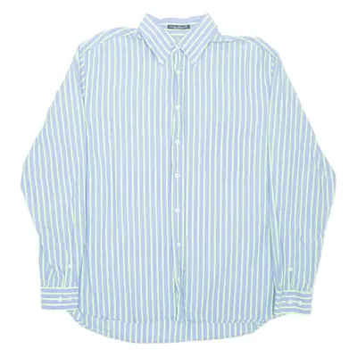 GANT Mens Shirt Blue Striped Long Sleeve L