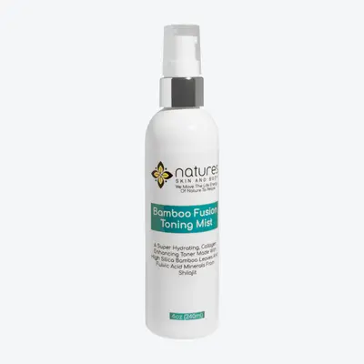 Nature’s Bamboo Toner-A hydrating Mist For Your Face Or Body That Gives You Healthy Glowing Skin. It Tightens Pores, Enhanc...