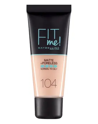 Maybelline Fit Me Matte + Poreless Liquid Foundation 104 Ivory Soft 30ml