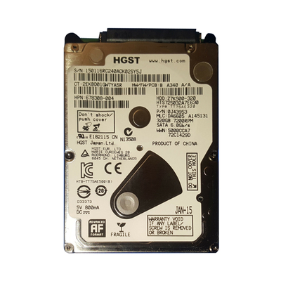 678308-004 HP 320GB 7200RPM SATA 6Gb/s 32MB Cache (512e) 2.5-inch Hard Drive
