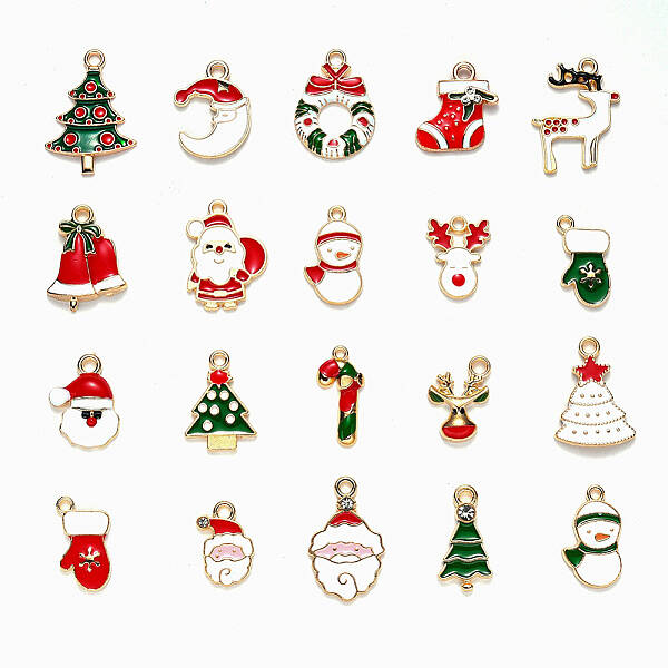 Alloy Enamel Pendants