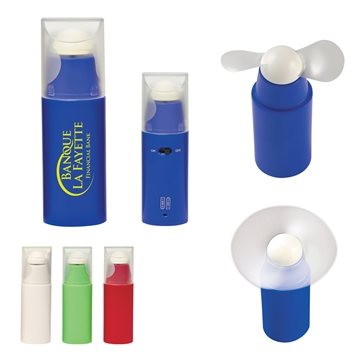 100 Custom Mini Fan With Removable Cap - High Speed & Battery ...