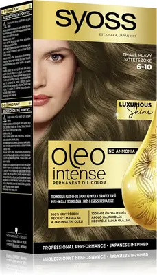 Syoss Oleo Intense permanent hair dye with oil color 6-10 Dark Blond