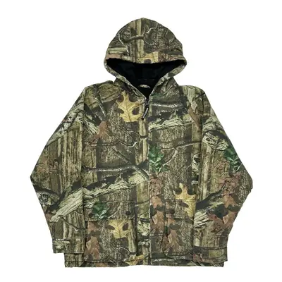 Mossy Oak Camo Jacket - Large Camo Polyester