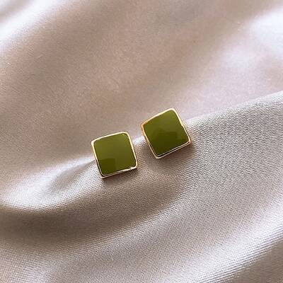 Alloy Enamel Earrings for Women