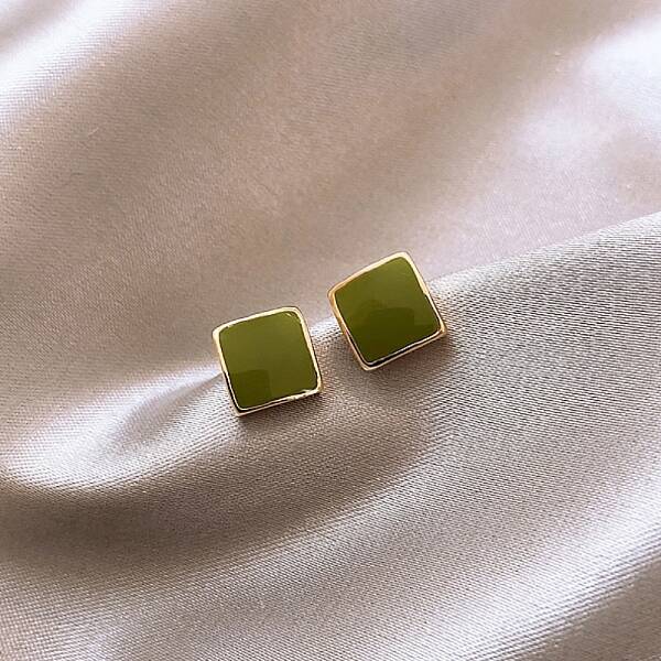 Alloy Enamel Earrings for Women