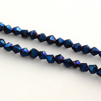 Electroplate Glass Bead Strands