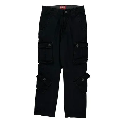 Matchstick Cargo Cargo Trousers - 28? Waist Black Cotton