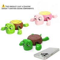 Turtle Design Coaster, 1 Count Cute Cartoon Turtle Design Coaster, Funny Press Type Coaster, Quirky Turtle Coasters, Green De...