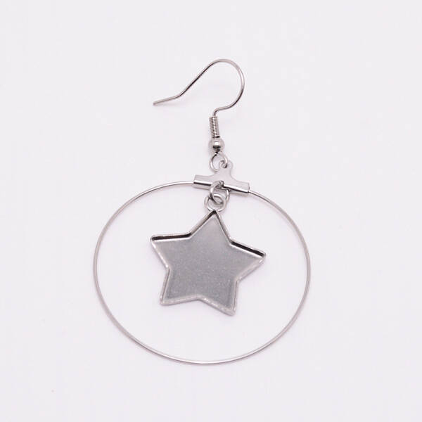 Stainless Steel Dangle Earrings