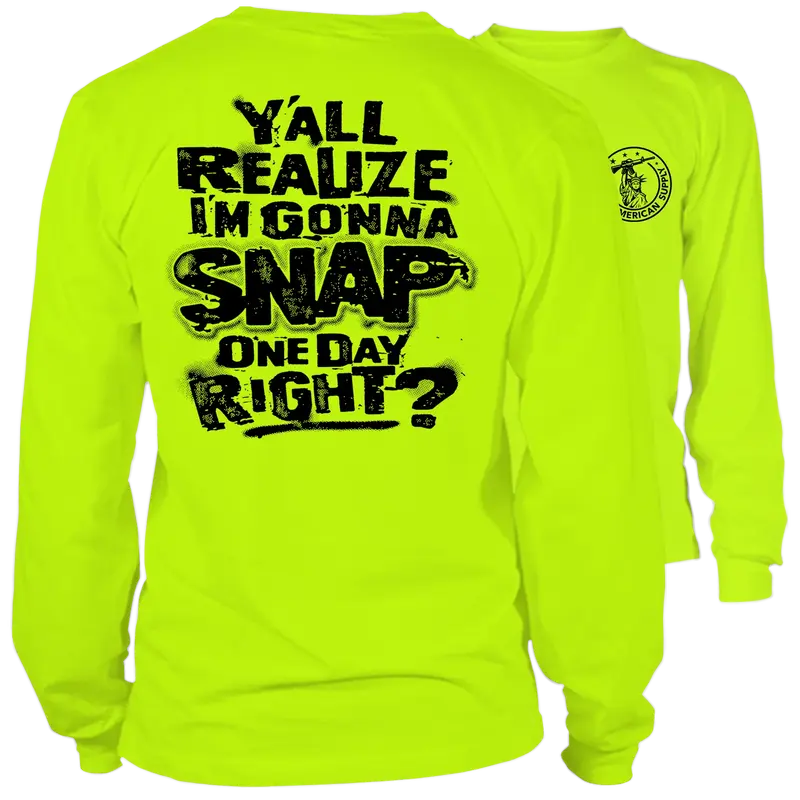 Snap - Long Sleeve Hi-Vis T-Shirt