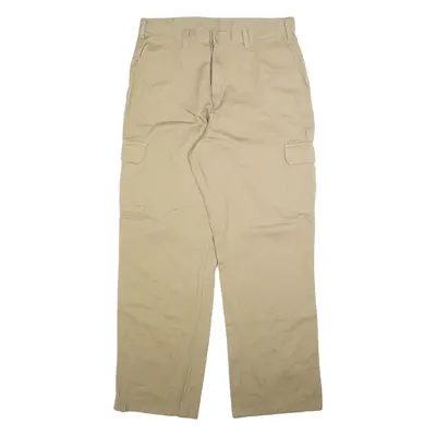 DICKIES Cargo Mens Trousers Beige Relaxed Straight W36 L34