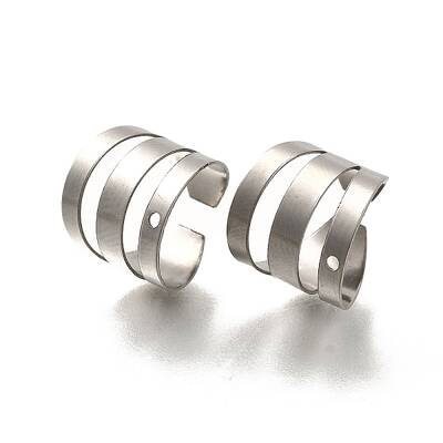 Anti-Tarnish 304 Stainless Steel Ear Cuff Findings