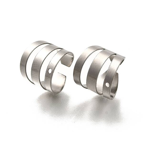 Anti-Tarnish 304 Stainless Steel Ear Cuff Findings