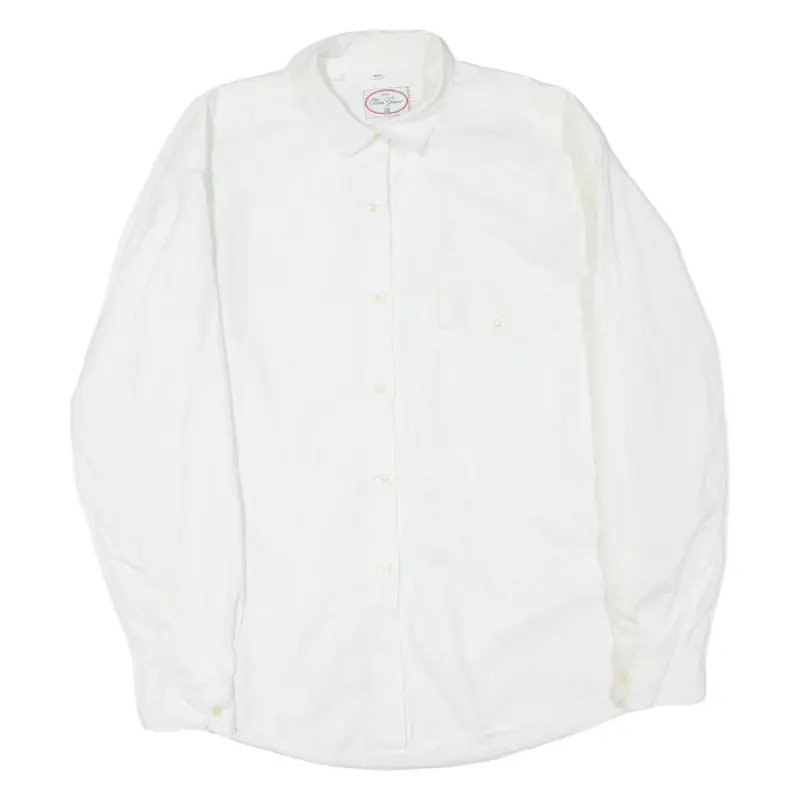 OLIVER GRANT Womens Shirt White Collared Long Sleeve M