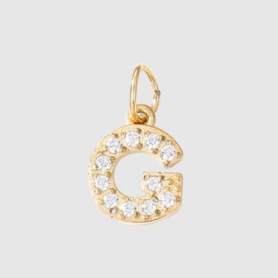 Stainless Steel Cubic Zirconia Pendants with Jump Rings