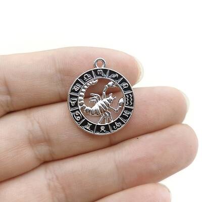 Constellation Themes Alloy Rhinestone Pendants