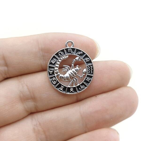 Constellation Themes Alloy Rhinestone Pendants