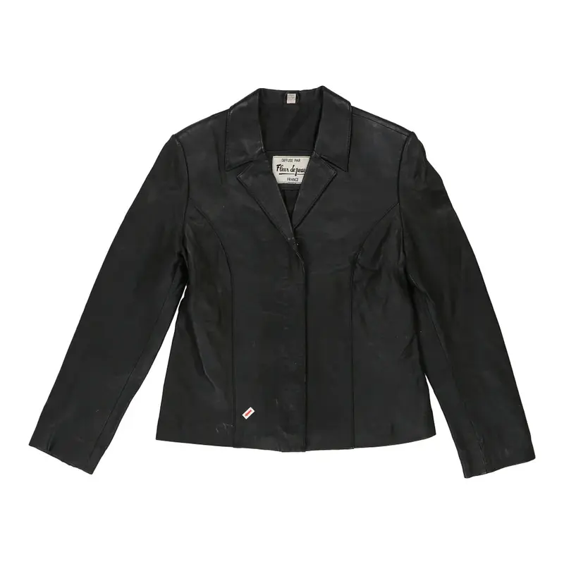 Fleur De Peau Jacket - Small Black Leather