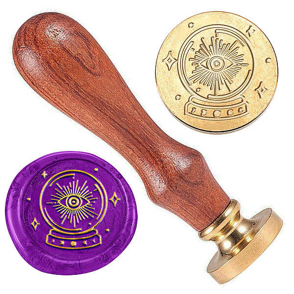 Golden Tone Brass Sealing Wax Stamp Head
